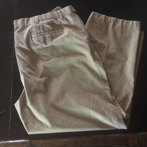 Men's Savane Khakis 4 pocket sz 44x32 adj waist